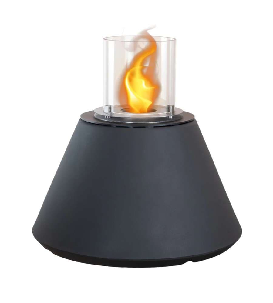 Divina Fire Camino a Bioetanolo Stromboli Antracite 1,5lt - 60xH56cm