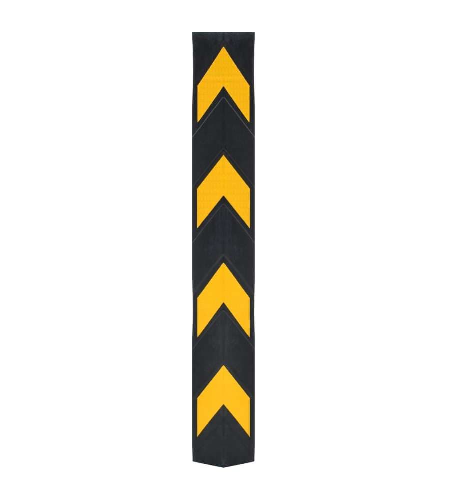 Protezioni Angolari Riflettenti 5 pz in Gomma 80 cm