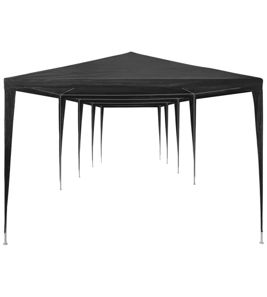Tenda per Feste 3x12 m in PE Antracite