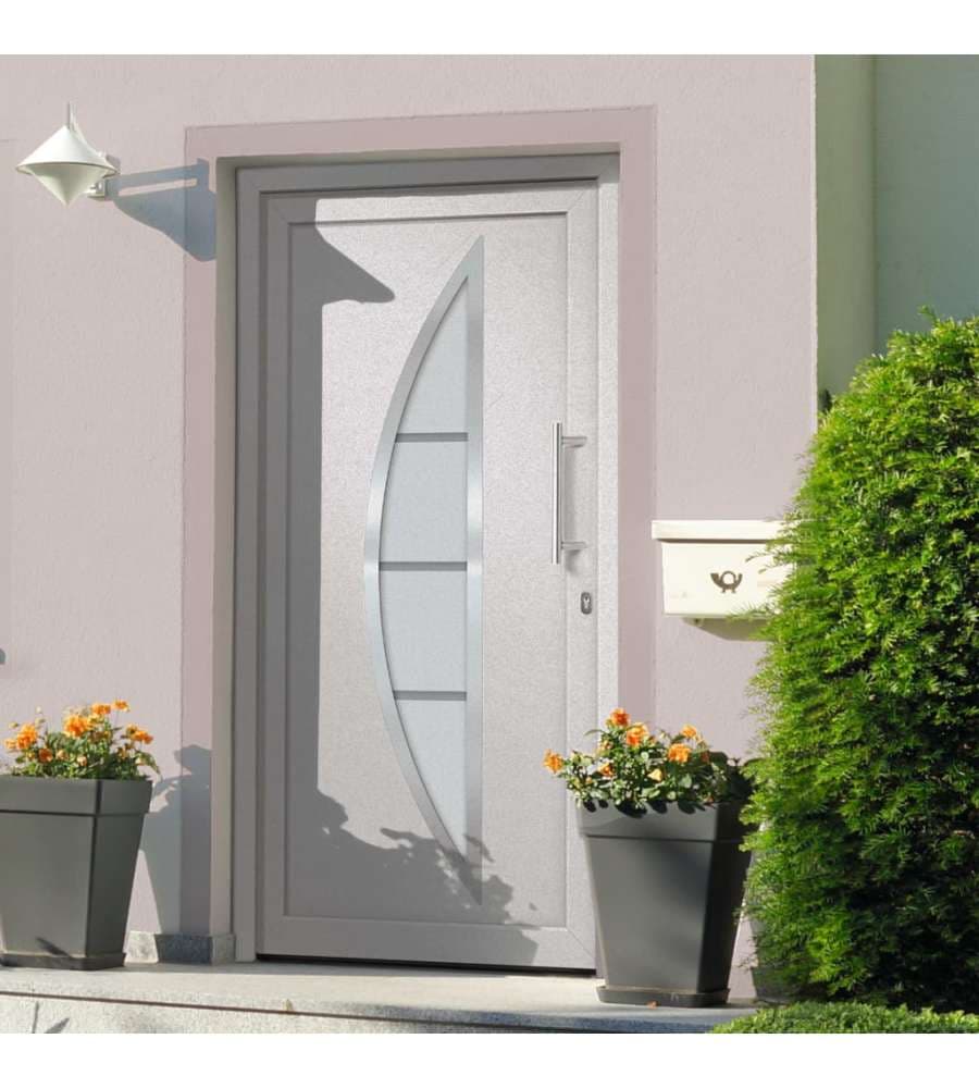Porta di Ingresso Bianca 108x200 cm 279209