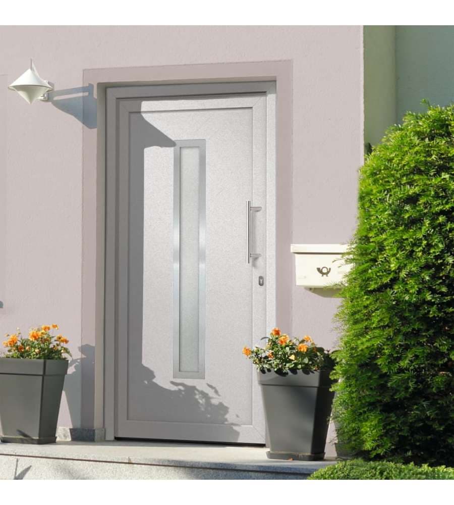 Porta di Ingresso Bianca 108x200 cm 279233