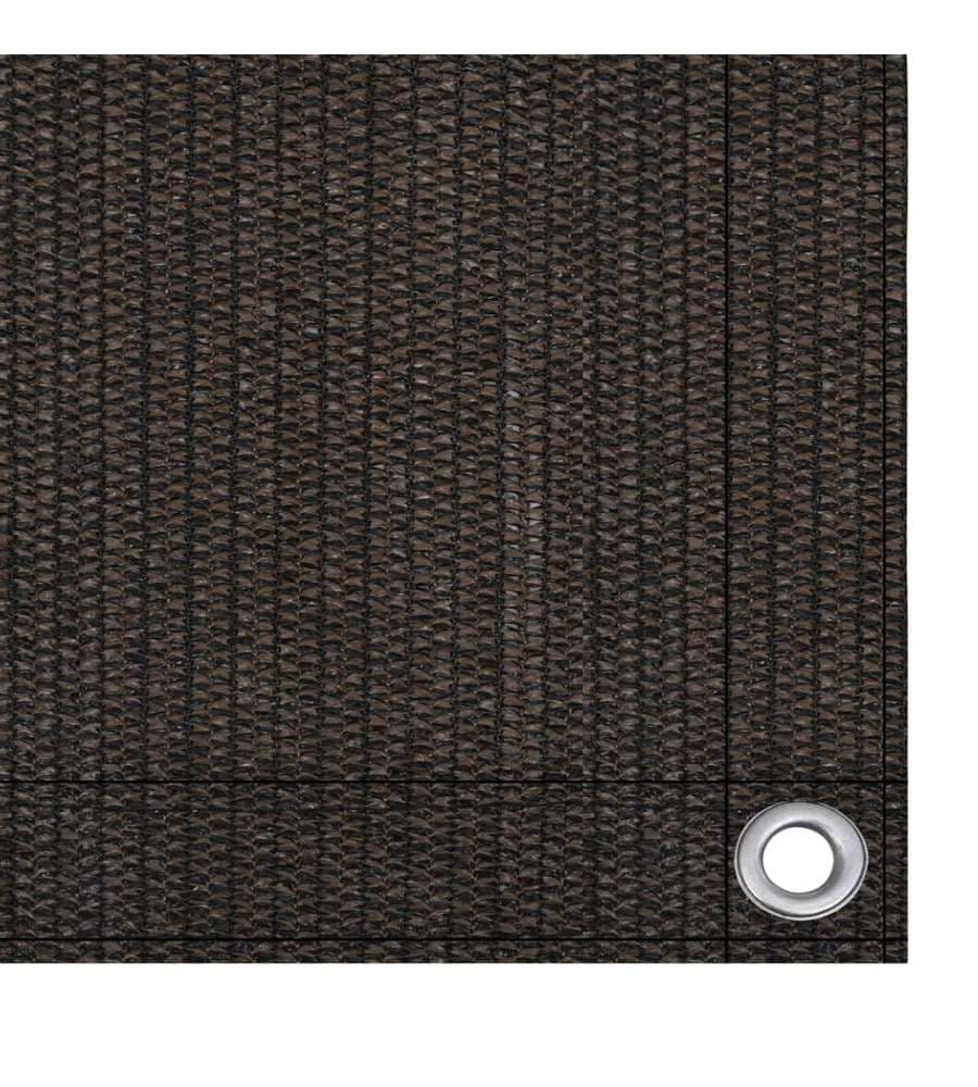 Tappeto da Tenda 250x250 cm Marrone