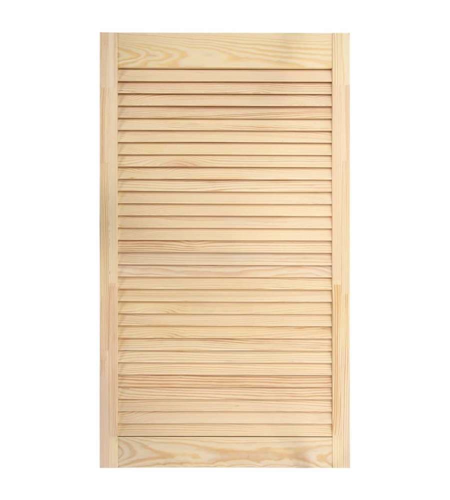 Anta a Lamelle in Legno Massello di Pino 99,3x49,4 cm