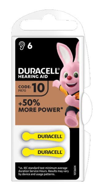 Duracell easy tab 10 giallo