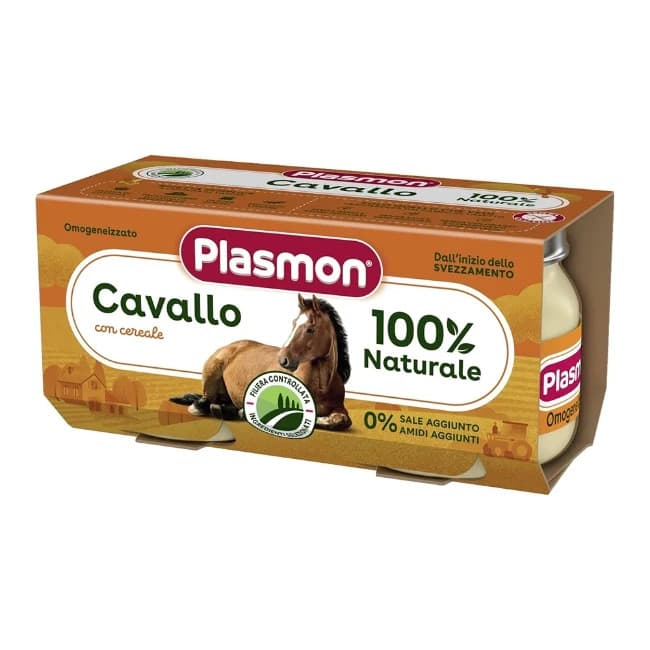 Plasmon omogeneizzato cavallo 2 vasetti da 80g