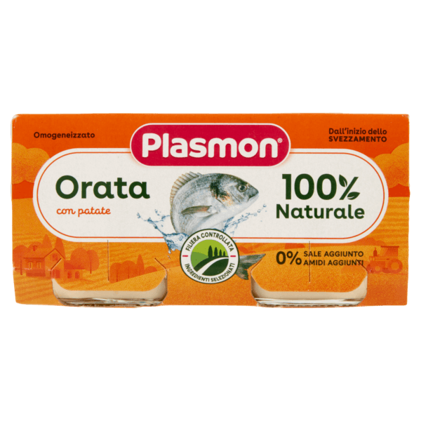 Plasmon omogeneizzato orata 2 vasetti da 80g