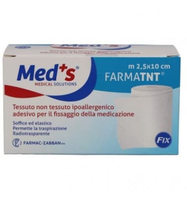 Meds rotolo adesivo in tnt per fissaggio medicazioni 2,5x10cm
