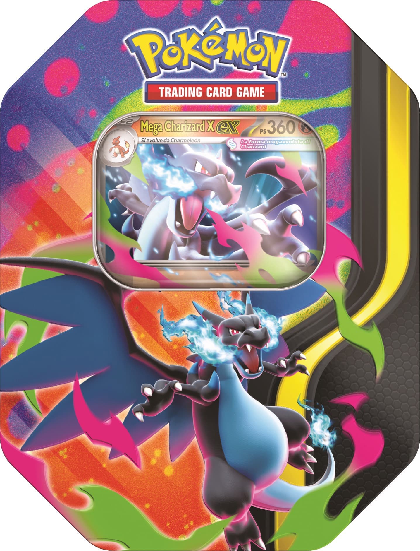 Pokémon Tin da Collezione Mega Charizard