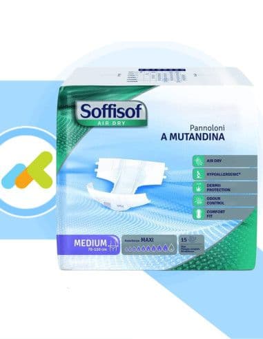 Soffisof Air Dry Maxi: Pannoloni A Mutandina Ad Alta Assorbenza 15 Pezzi