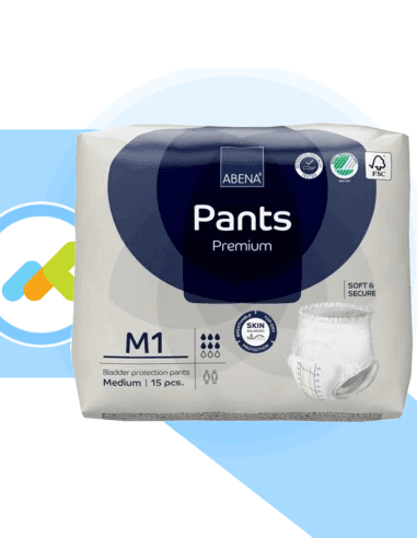 Abena Pants M: Mutandine Assorbenti Adulti (15 Pz) | Massima Protezione E Comfort