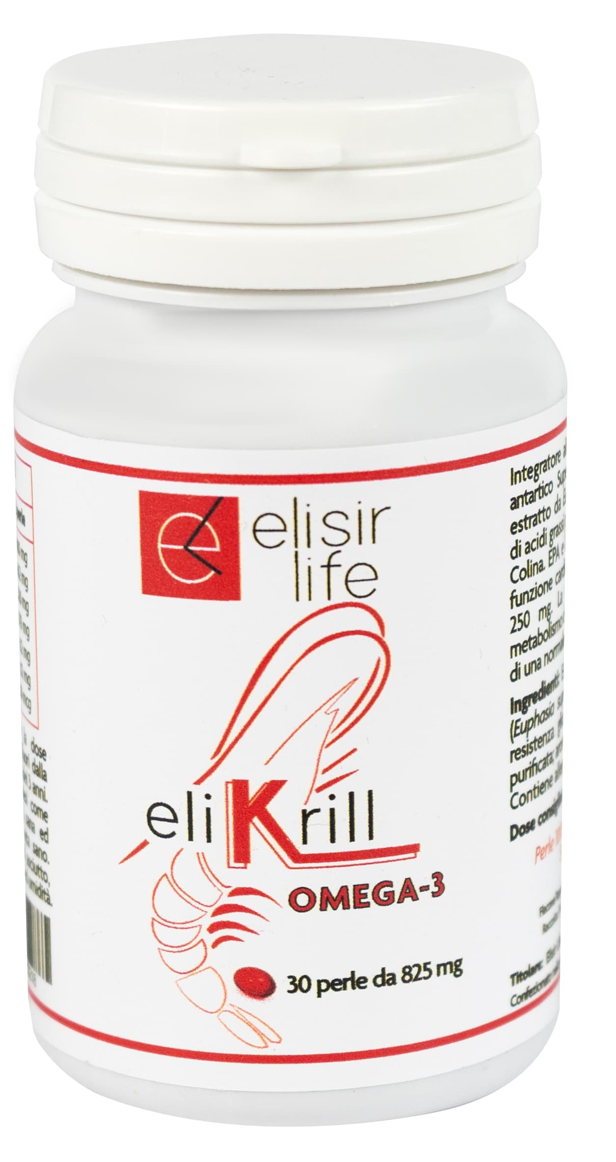 Integratore Alimentare OMEGA 3 ELIKRILL 30 perle