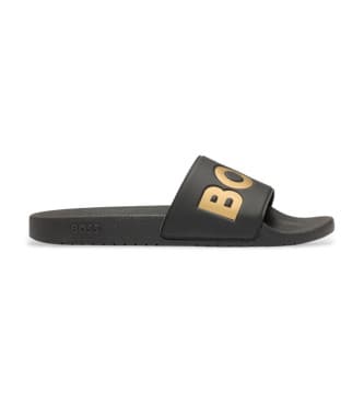 BOSS per uomo. 50536835 Infradito Aryeh nero (41), Basso, Nessuno, Beachwear, PVC