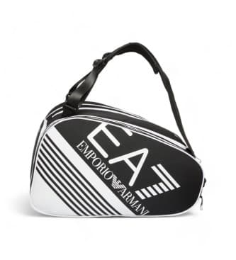 EA7 unisex. 249510_4F989 Borsa U da paddle nera (OSFA), Nero, Sportivo, Tennis / Paddle tennis, Poliestere