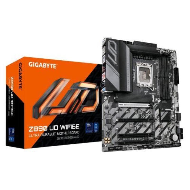 Gigabyte z890 ud wi-fi 6e scheda madre - supporta cpu intel core ultra (serie 2), vrm a 12+1+2 fasi, fino a 8800mhz ddr5 (oc), 1xpcie 5.0 + 2xpcie