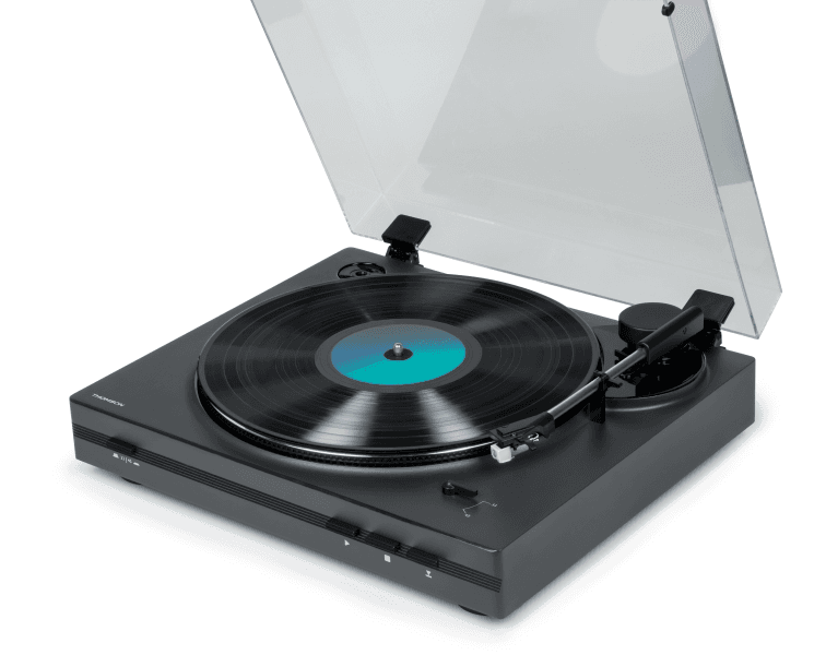 Giradischi preamplificato Thomson TT355 - Funzione di arresto automatico - Colore antracite