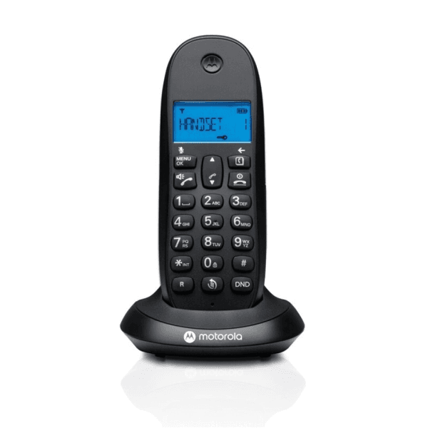 Telefono cordless DECT Motorola C1001L - ID chiamante - Vivavoce