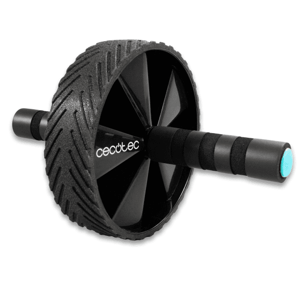 Ruota Cecotec DrumFit AB - Supporta fino a 200 kg - Multifunzionale - Impugnatura antiscivolo imbottita - Tappetino incluso - Rivestimento in gomma -