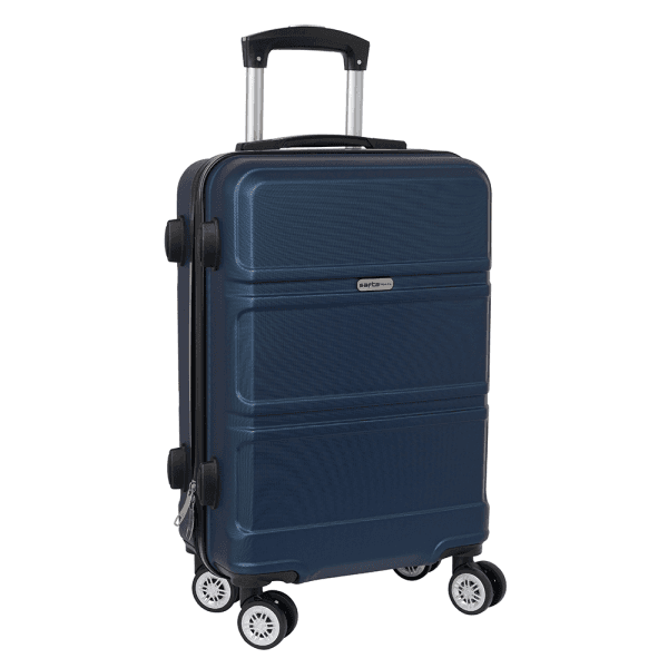 Valigia trolley da cabina Safta Travel da 20 - Materiale resistente in ABS e PC - Chiusura con lucchetto - Interno foderato con tasche - Ruote