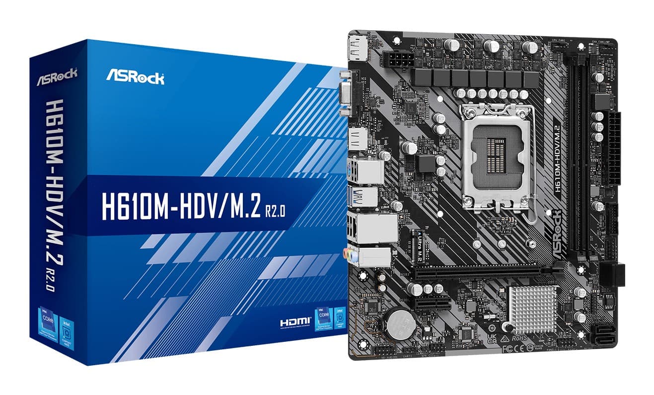 ASROCK H610M-HDV/M.2 R2.0 (1700) (D)
