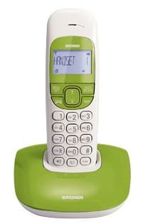Brondi Telefono Cordless Niceverde Vivavoce Rubrica Sveglia Snooze