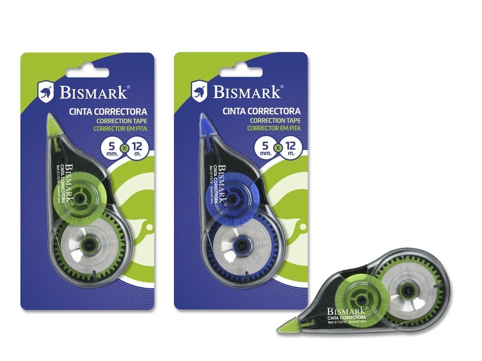 Bismark 328122 nastro di correzione 12 m Multicolore 1 pz