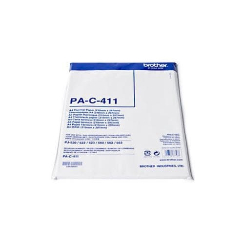 ORIGINALE Brother Carta Bianco PA-C-411 PAC411 Carta termica DIN A4 100 Fogli