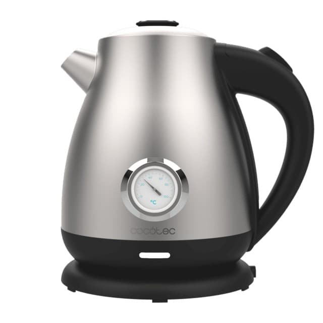 Cecotec Thermosense 620 Retro Steel bollitore elettrico 17 L 2200 W Acciaio inox