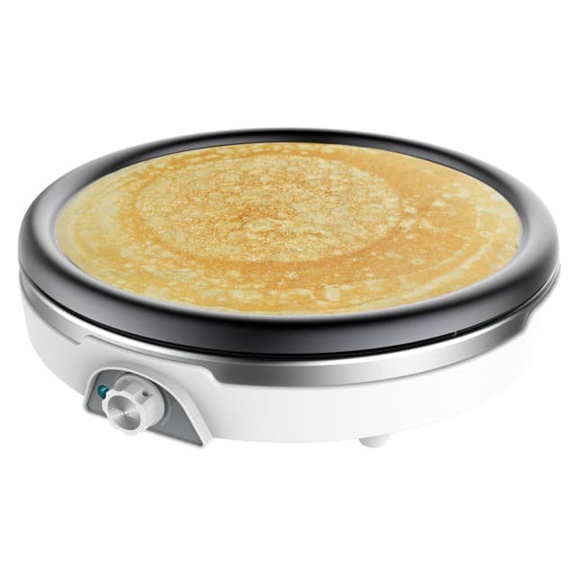 Cecotec Fun Crepestone XL Piastra per crêpes in acciaio inox - 1350W - Diametro 38 cm - Antiaderente - Piastra rimovibile - Temperatura regolabile -