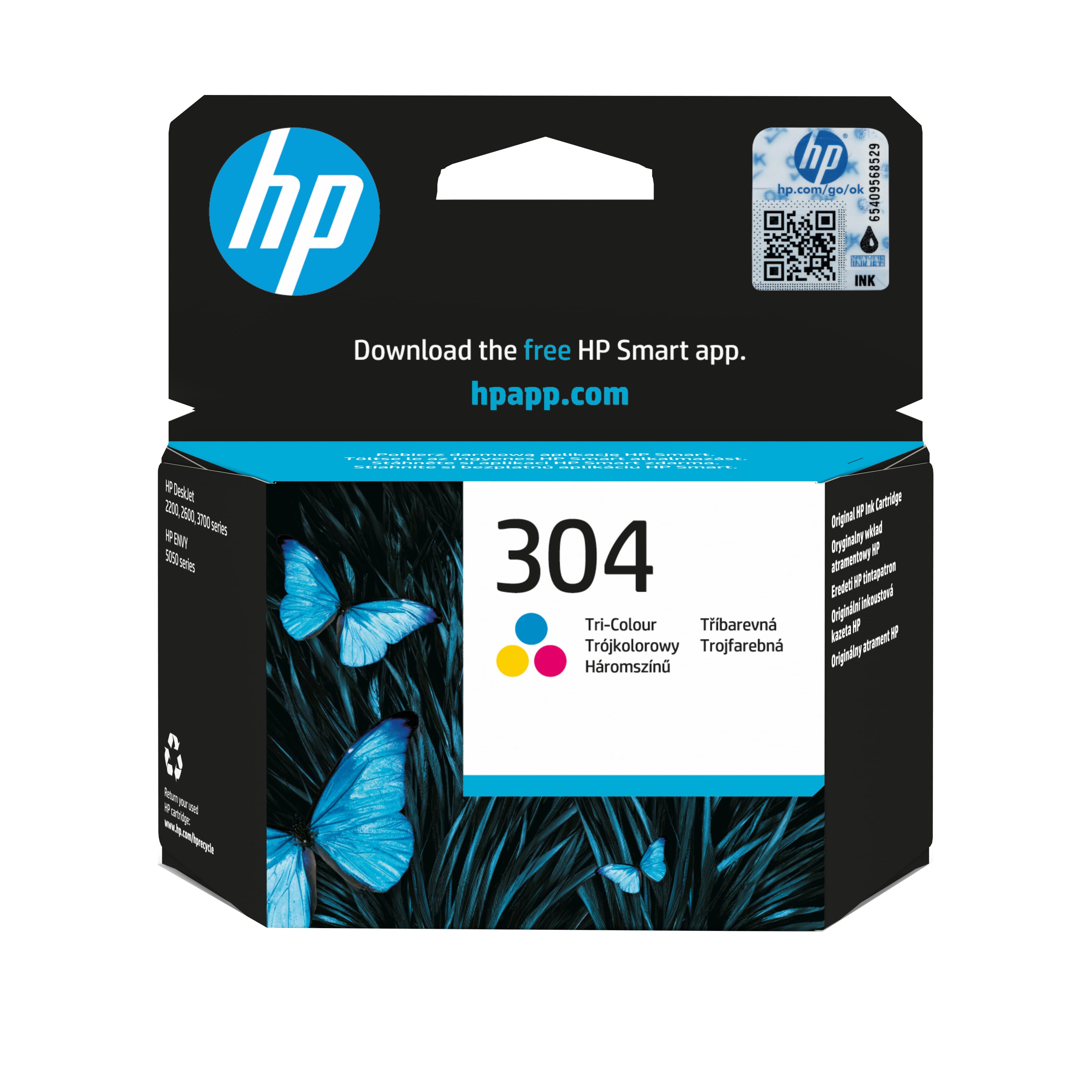 Hp Cart Ink Colore (C/M/Y) N.304 Per Dj3720/3730 Ts