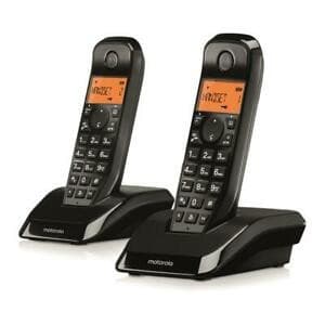 Motorola S12 Duo Telefono DECT Identificatore di chiamata Nero