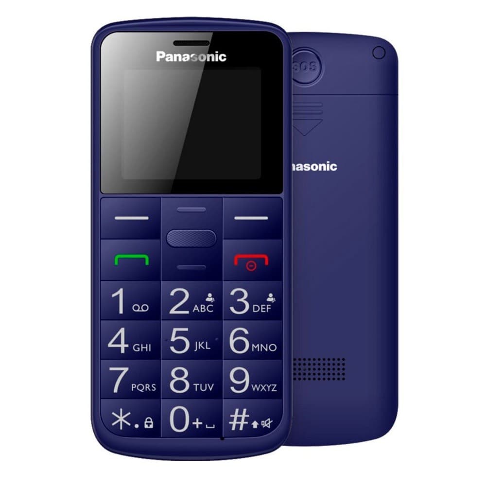 Telefono Cellulare Senior Kx-Tu110E 177Funzione Sos Fotoc 03Mp Blu