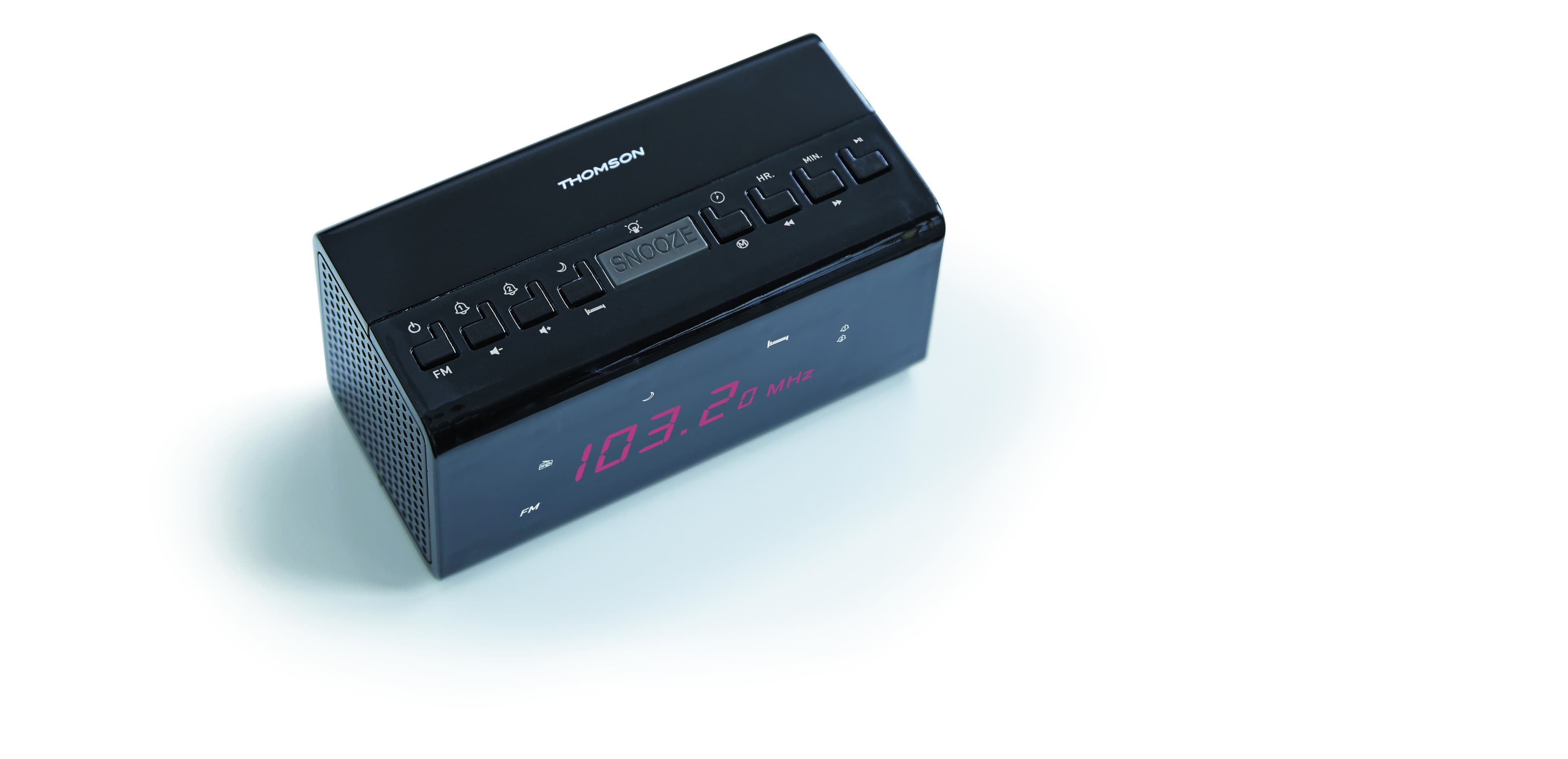 Thomson CR50 radio Orologio Nero