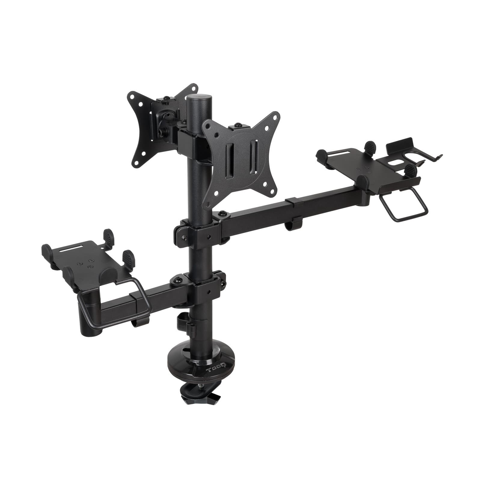 TooQ ProShopping supporto da tavolo per Tv a schermo piatto 813 cm (32) Scrivania Nero