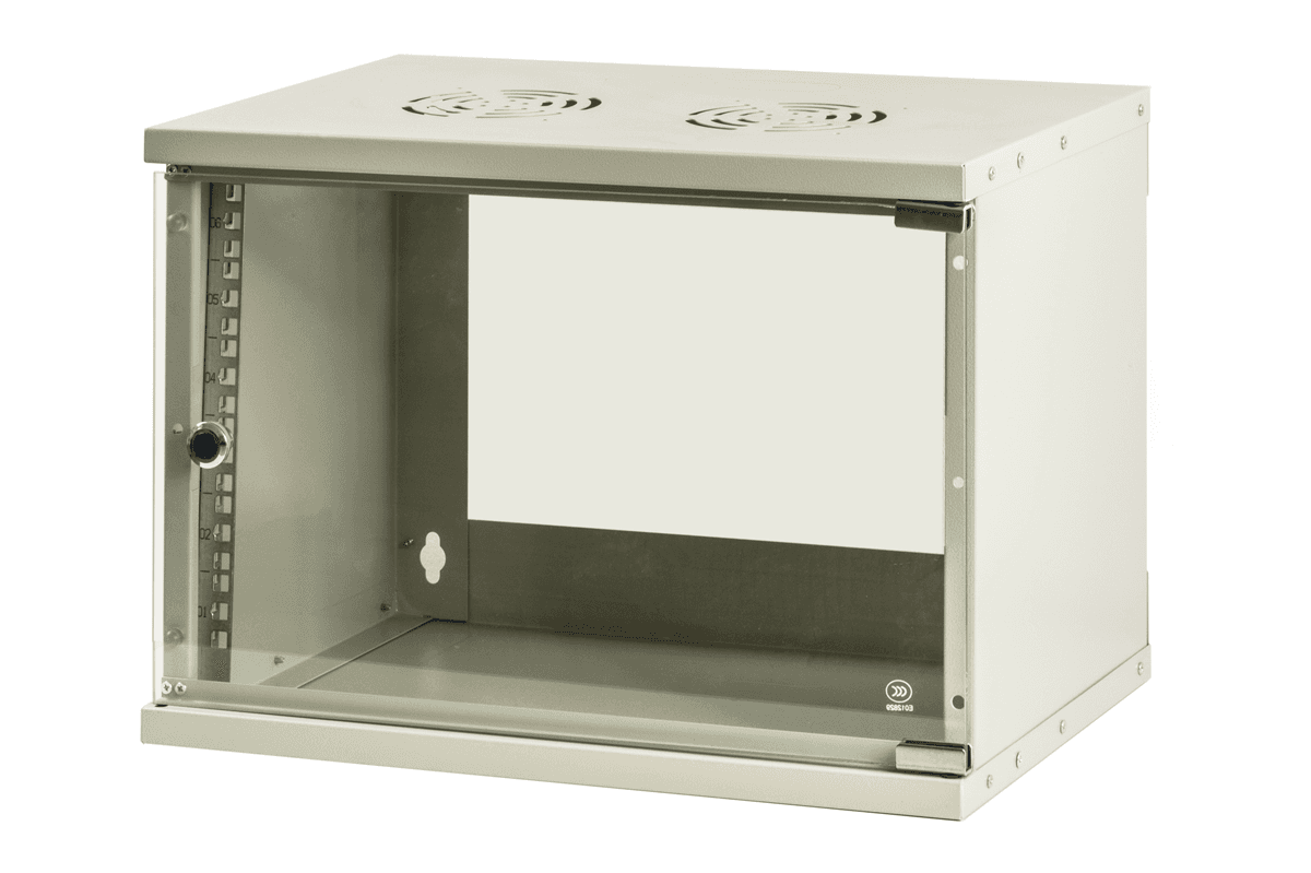 Armadio Rack 19 6 Unita' (A)350 X (L)500 X (P)320 Grigio