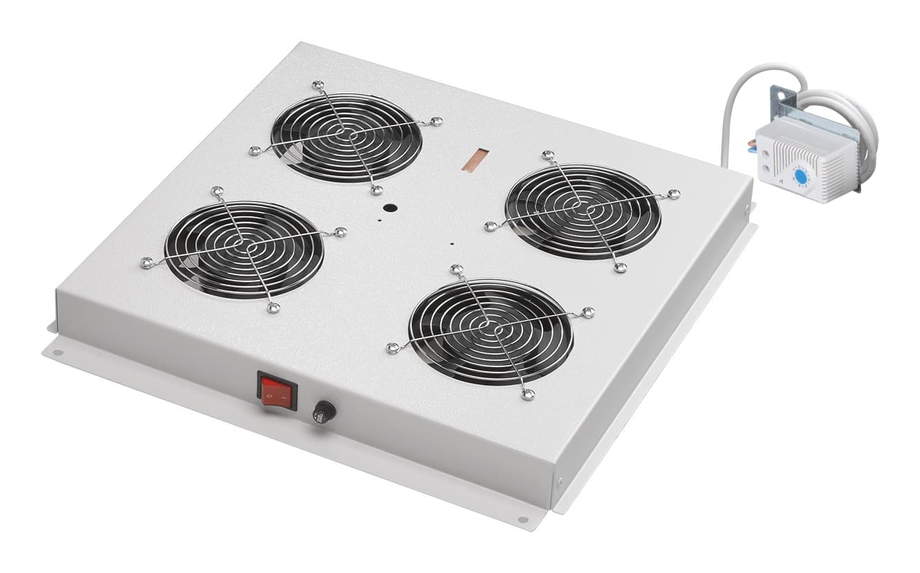 Gruppo 4 Ventole Con Termostato Per Armadi Rack Link Eavi