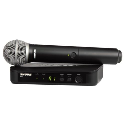 Kit microfono Shure BLX24E PG58 M17 Black