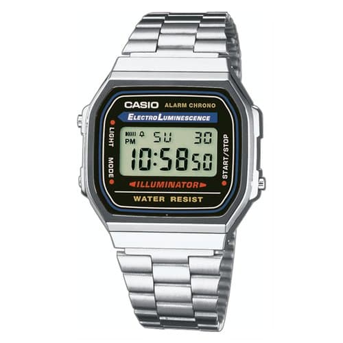 Orologio VINTAGE Iconic Silver e Black A168WA 1YES