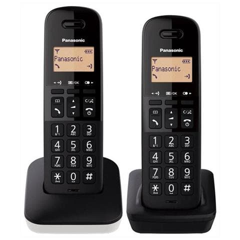 PANASONIC Cordless Duo KX-TGB612JTW Bianco