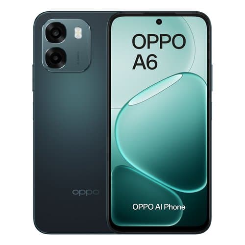 OPPO A6 AI Smartphone, doppia fotocamera 50MP+2, Selfie 8MP, Display 6.75” 120HZ IPS HD+, 6550mAh, RAM 6GB(Esp2GB/4GB/6GB)+ROM 256GB [Versione