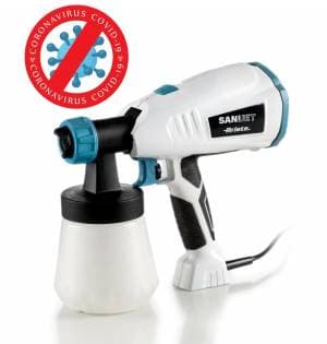 Ariete 4126 Sani-Jet - Igienizzatore specifico per la pulizia di ambienti e superfici - 10 bustine di Polvere Igienizzante Sani-Jet Clean incluse
