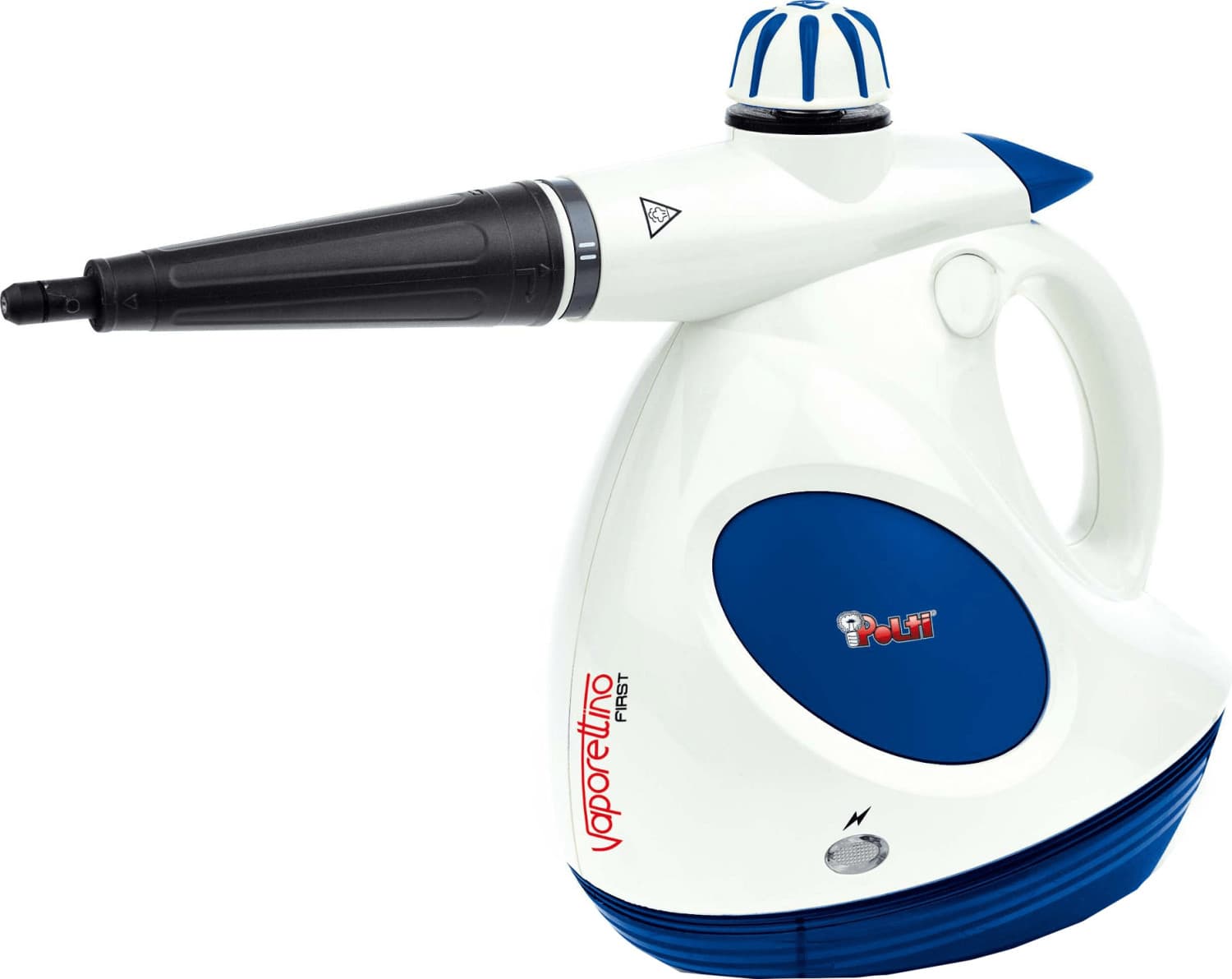 Polti Vaporetto First Pulitore a vapore portatile 0,2 L 1000 W Blu, Bianco