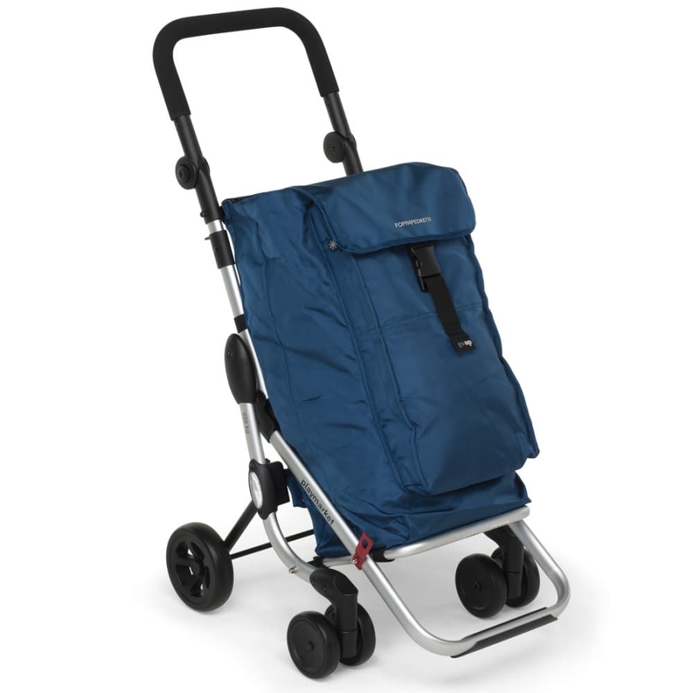 Foppapedretti Go Up Borsa trolley Alluminio, Nero, Blu
