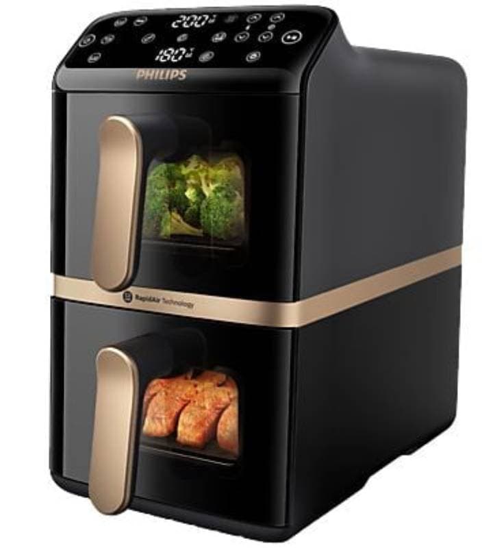 Philips Serie 4000 Airfryer con doppio cestello verticale