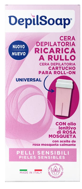 DEPILSOAP CERA RICARICA RULLO ROSA