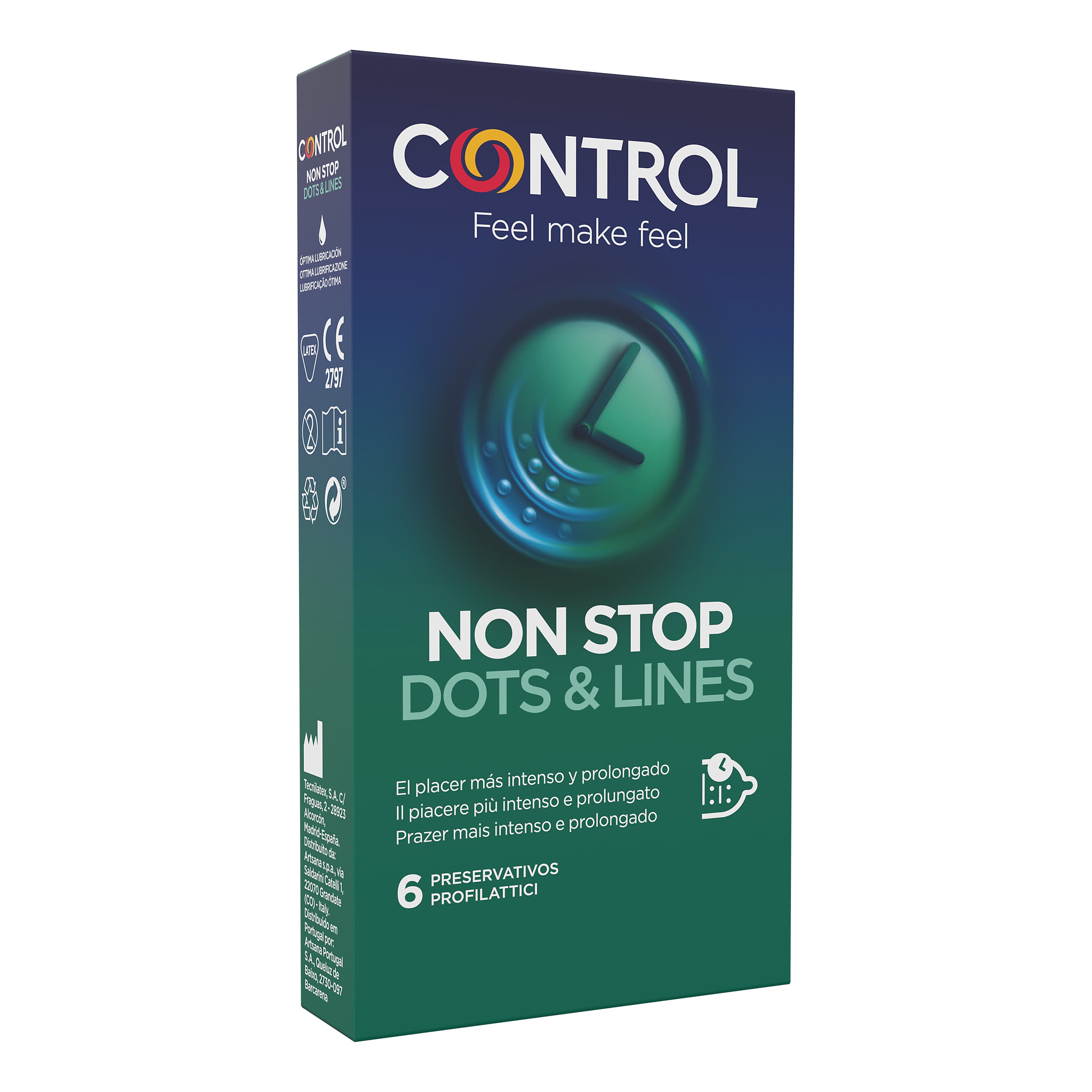 Control Non Stop Dots&amp;Lines 6 Pezzi