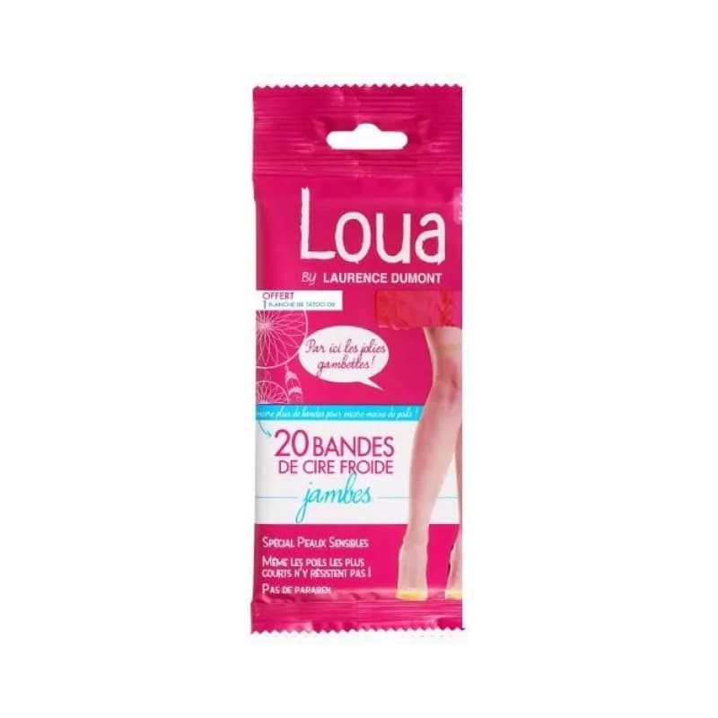 LOUA Strisce Depilazione gambe 20 strisce