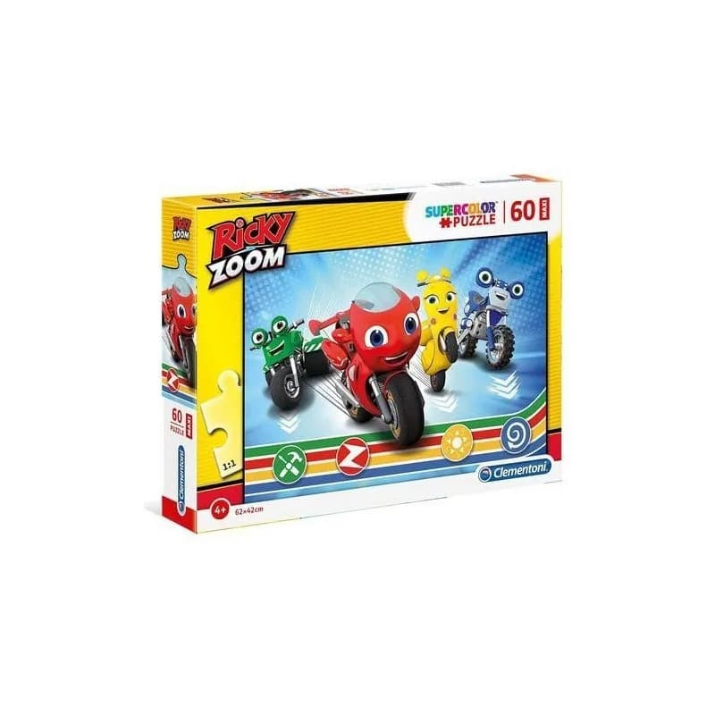 CLEMENTONI Ricky Zoom puzzle 60 pezzi 62x42 cm