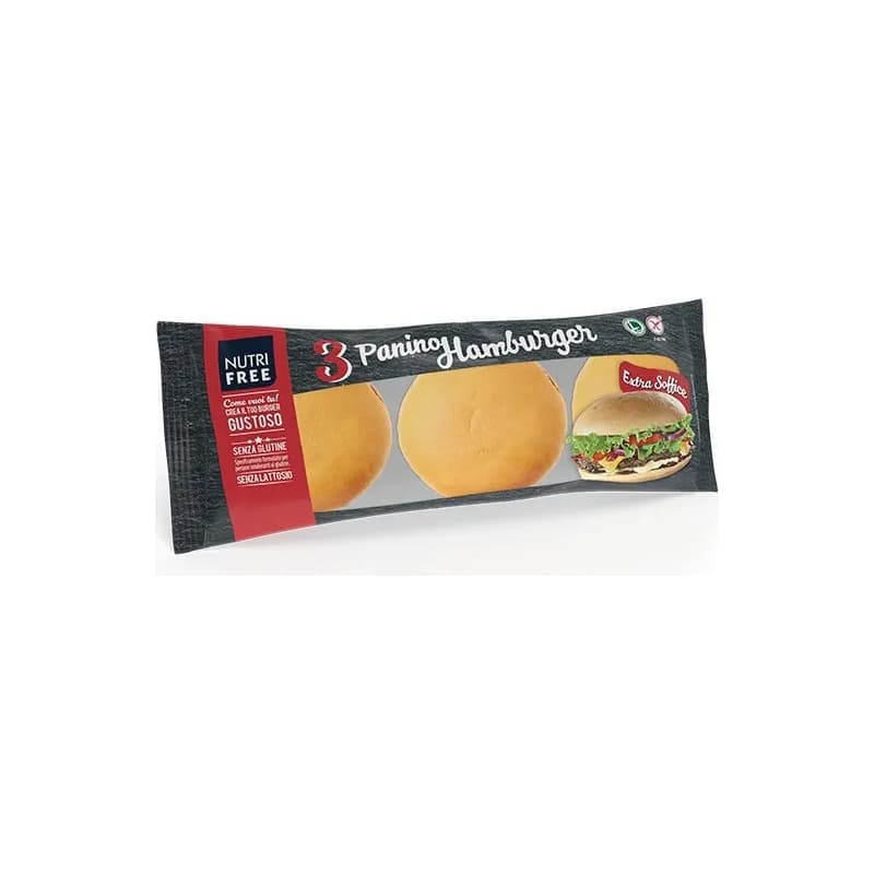 NUTRIFREE 3 panini senza glutine per hamburger