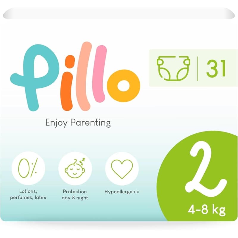PILLO PREMIUM 31 Pannolini Taglia 2 - Mini (4-8 kg)