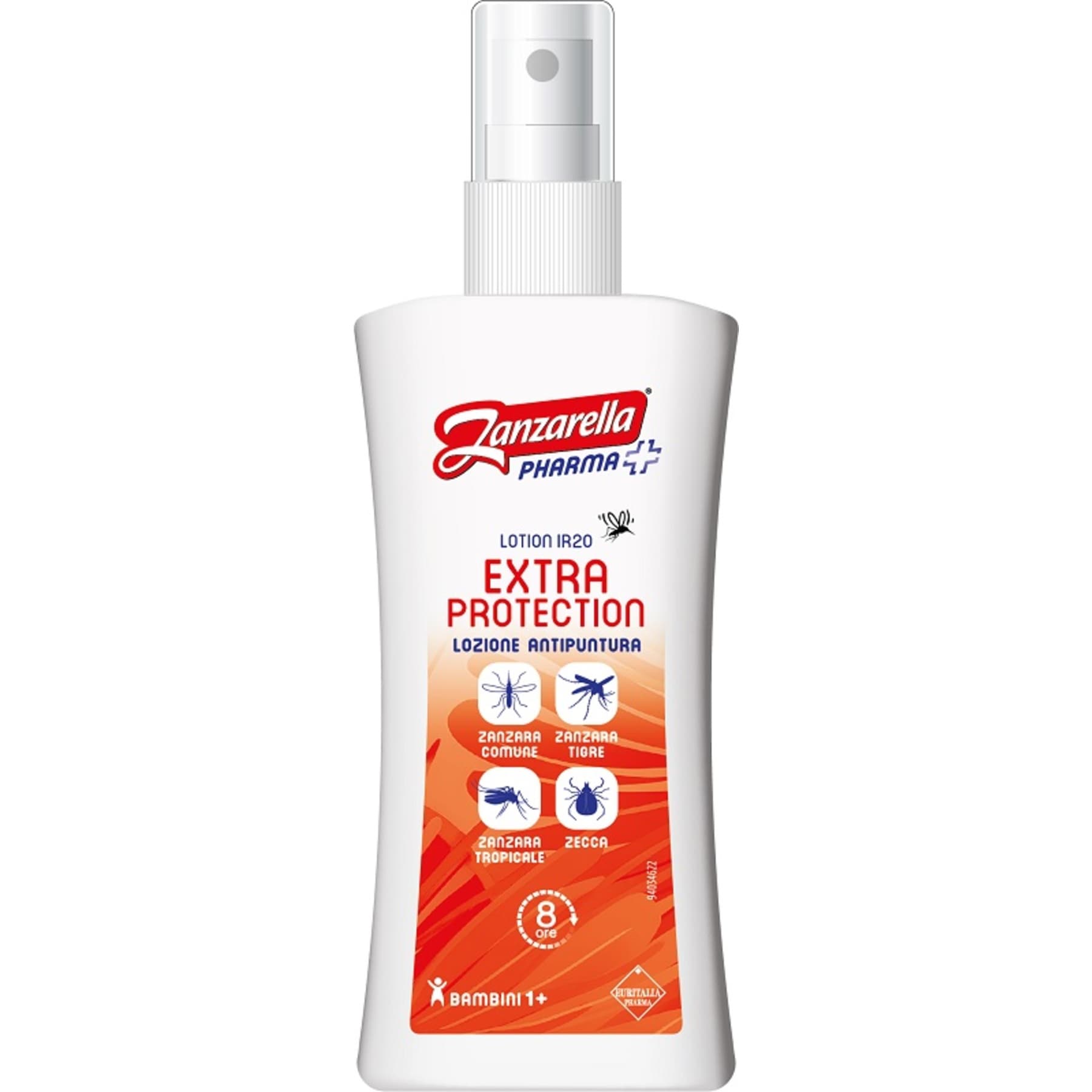 Zanzarella lozione spray antipuntura extra protection adulti e...